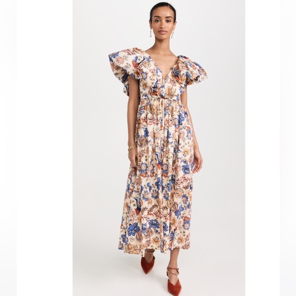 Ulla Johnson Francesca Dress in Magnolia print - Picture 1 of 10